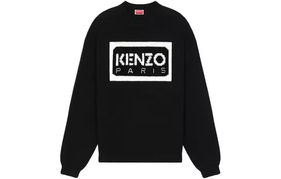 Свитер мужской Kenzo Paris, белый / черный