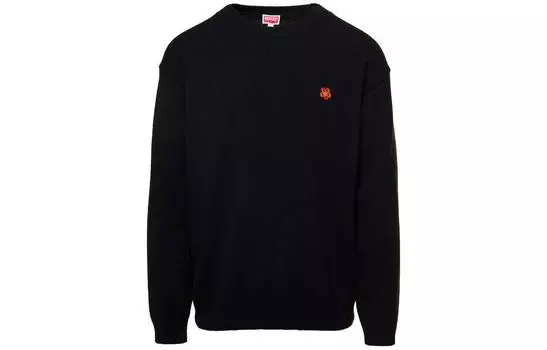 Джемпер мужской Kenzo Boke Flower Logo-intarsia, черный