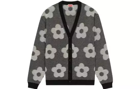 Кардиган мужской Kenzo Boke Flower-motif, черный