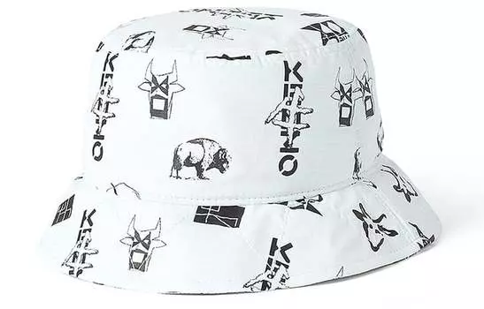 Панама Kenzo с принтом, белый