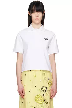 Kenzo Paris 'Boke Flower 2.0' поло с вышивкой Kenzo, белый
