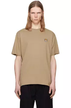 Kenzo Paris 'Kenzo Happy Tiger' футболка с вышивкой Kenzo, цвет tan