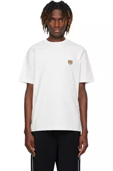 Kenzo Paris 'Kenzo Happy Tiger' футболка с вышивкой Kenzo, белый