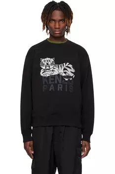 Kenzo Paris 'Kenzo Happy Tiger' вышитый свитшот Kenzo, черный