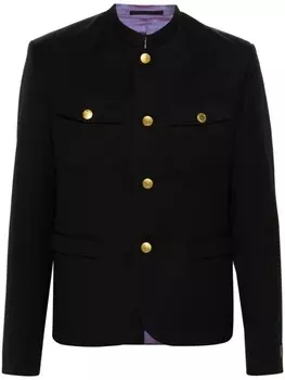 Kenzo пиджак School Boy строгого кроя, черный