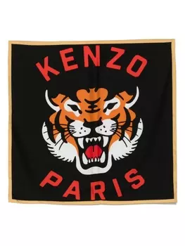 Kenzo платок Lucky Tiger, черный