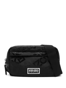 Kenzo поясная сумка с логотипом, черный