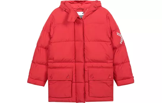 KENZO Пуховик женский, цвет «Китайский красный»