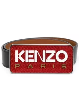 Kenzo ремень с логотипом, черный