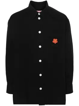 Kenzo рубашка Boke Flower, черный