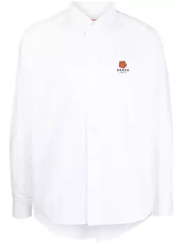 Kenzo рубашка Boke Flower с длинными рукавами, белый