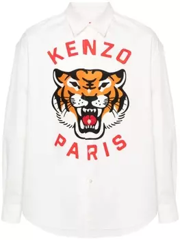 Kenzo рубашка Kenzo Lucky Tiger, белый