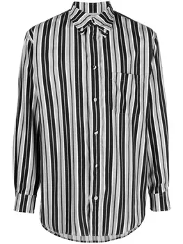 Kenzo рубашка в полоску, серый