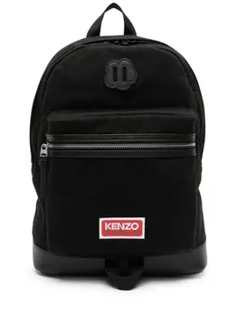 Kenzo рюкзак Explore с нашивкой-логотипом, черный