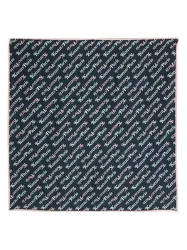 Kenzo шелковый платок из коллаборации с Verdy Kenzogram, синий