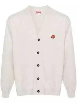 Kenzo шерстяной кардиган Boke Flower, серый