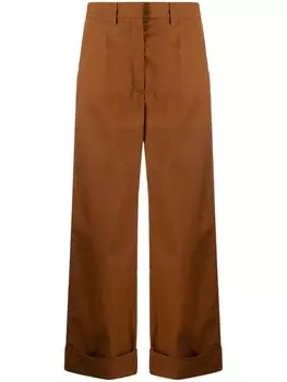 Kenzo широкие брюки, коричневый