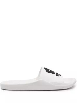 Kenzo шлепанцы Boke Flower с тисненым логотипом, белый