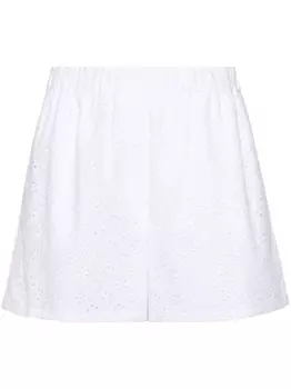 Kenzo шорты с английской вышивкой, белый