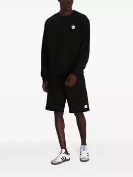 Kenzo шорты с аппликацией Boke Flower 2.0, черный