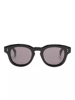 Kenzo солнцезащитные очки в круглой оправе, черный
