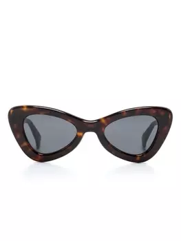Kenzo солнцезащитные очки в оправе 'кошачий глаз', коричневый