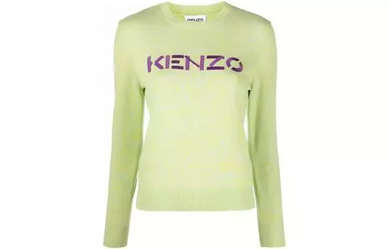 KENZO SS22 Женский свитер зеленого цвета