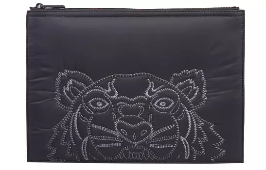 KENZO Сумка-клатч из полиамида унисекс, черная