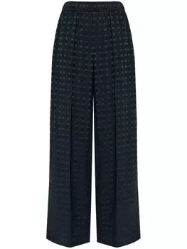Kenzo тканые брюки-палаццо, синий