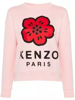 Kenzo толстовка Boke Flower, розовый