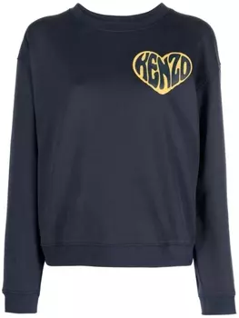 Kenzo толстовка KENZO Heart, синий