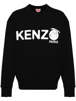 Kenzo толстовка Oramge, черный