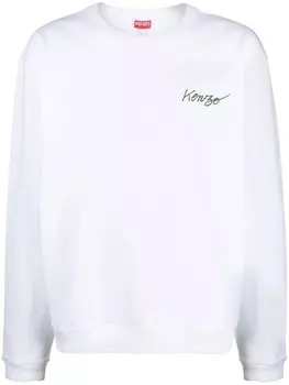 Kenzo толстовка Poppy, белый