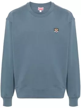 Kenzo толстовка с нашивкой Tiger, синий