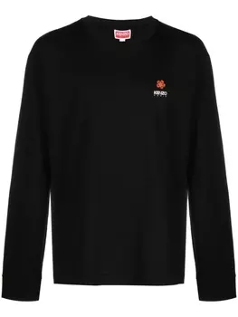 Kenzo толстовка с принтом Boke Flower, черный