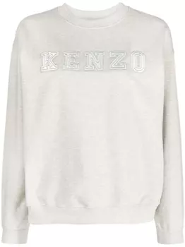 Kenzo толстовка University с круглым вырезом, серый