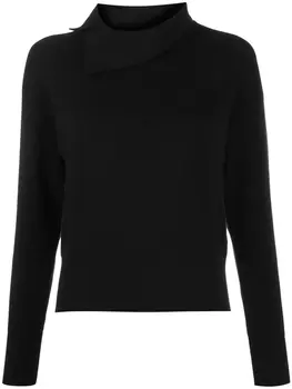 Kenzo топ с разрезом, черный