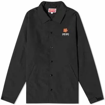 Kenzo Тренировочная куртка с цветочным узором Boke, черный