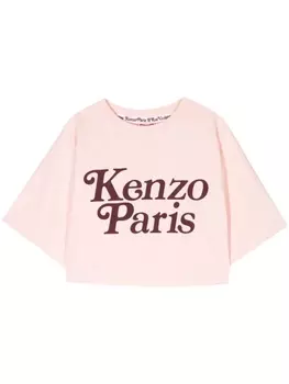 Kenzo укороченная футболка Kenzo by Verdy, розовый