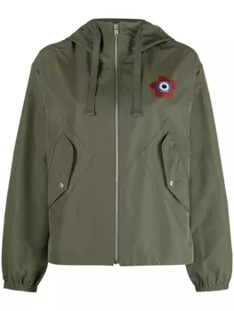 Kenzo ветровка Kenzo Target с капюшоном, зеленый