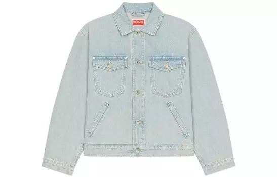 KENZO Женская джинсовая куртка, цвет Blue