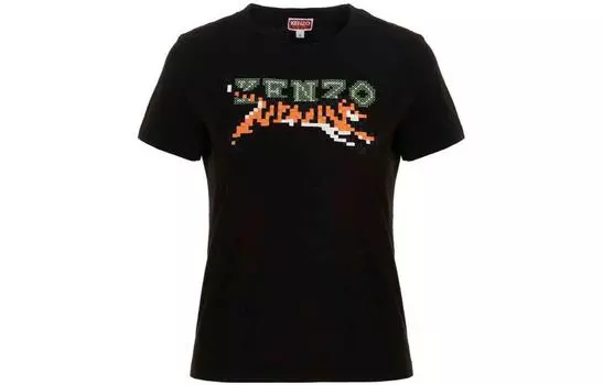 Футболка женская Kenzo Pixels, черный