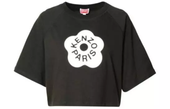 Футболка женская Kenzo, черный / белый