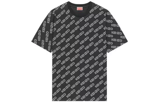 Футболка женская Kenzo с логотипом, черный