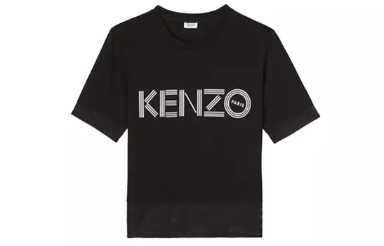 Футболка женская Kenzo Letter Logo, черный