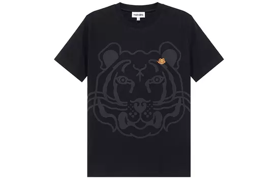 Футболка женская Kenzo Classic Tiger Head, черный