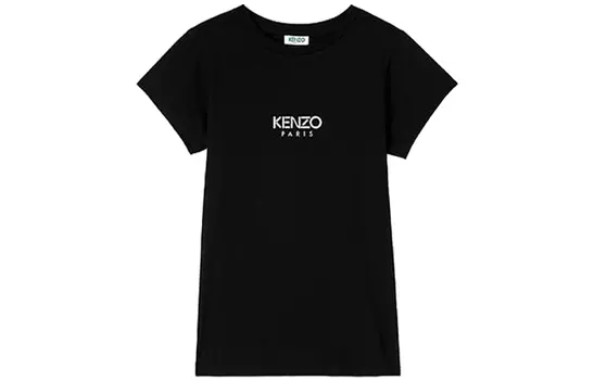 Футболка женская Kenzo Paris, черный / белый