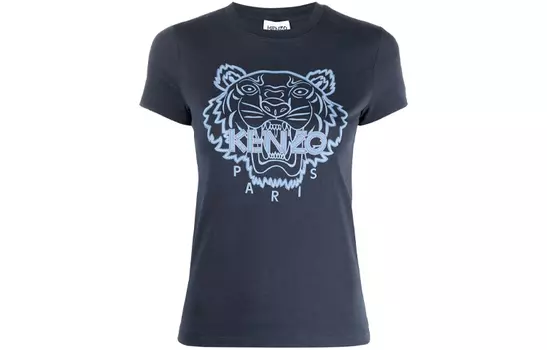 Футболка женская Kenzo, синий / голубой