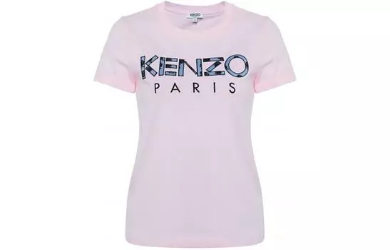 Женская футболка Kenzo, розовый
