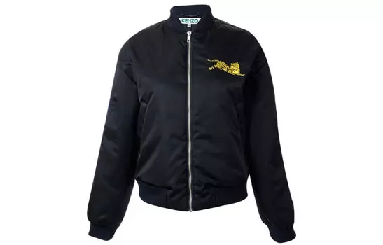 Куртка женская Kenzo с принтом тигра, черный